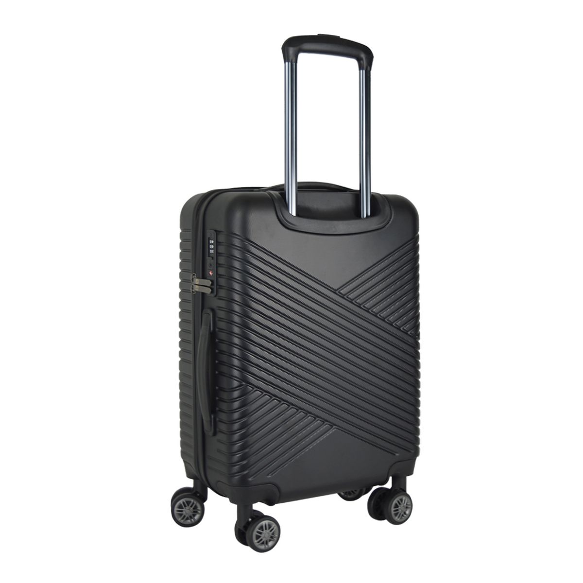 AIRPORT Cabine Valise rigide noire Xtrip 55x36x21cm