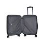Voir la diapositive 7 : AIRPORT Cabine Valise rigide noire Xtrip 55x36x21cm