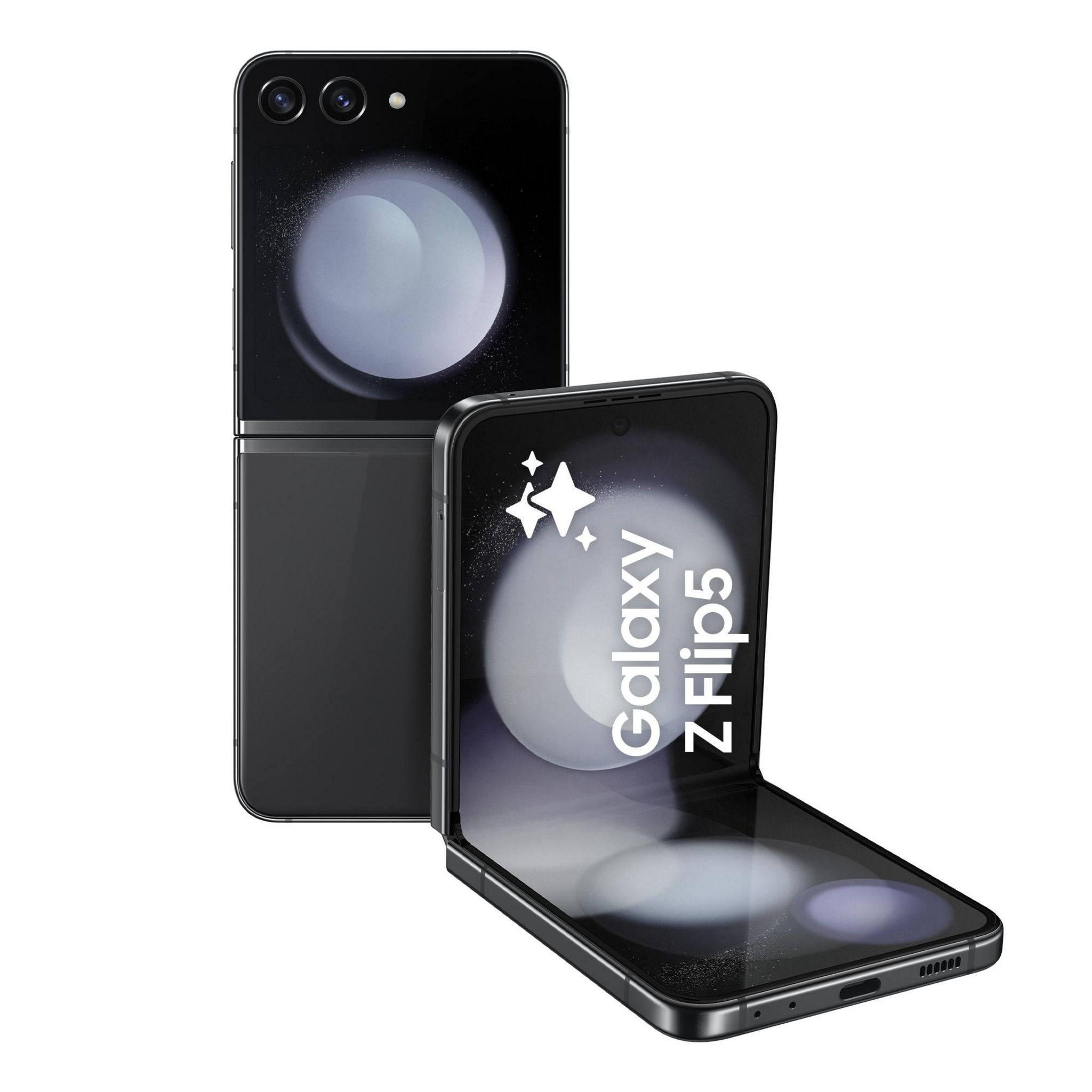 Voir la diapositive 1 : SAMSUNG Galaxy Z Flip5 Smartphone avec Galaxy AI 256Go - Gris