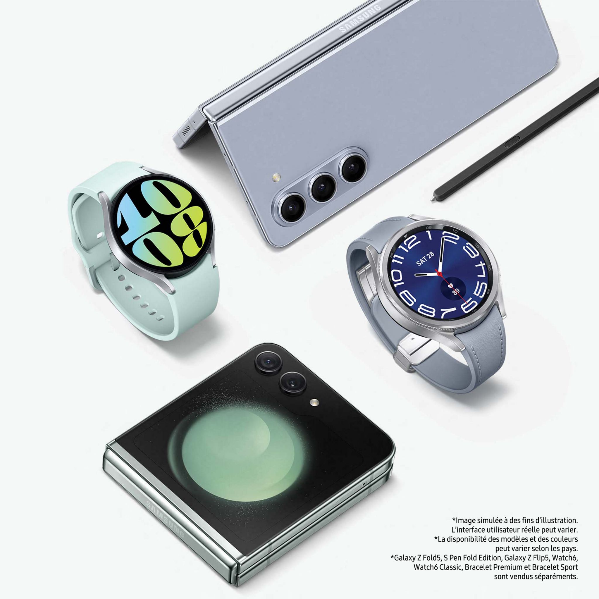 Voir la diapositive 8 : SAMSUNG Galaxy Z Fold5 Smartphone avec Galaxy AI 512Go - Noir