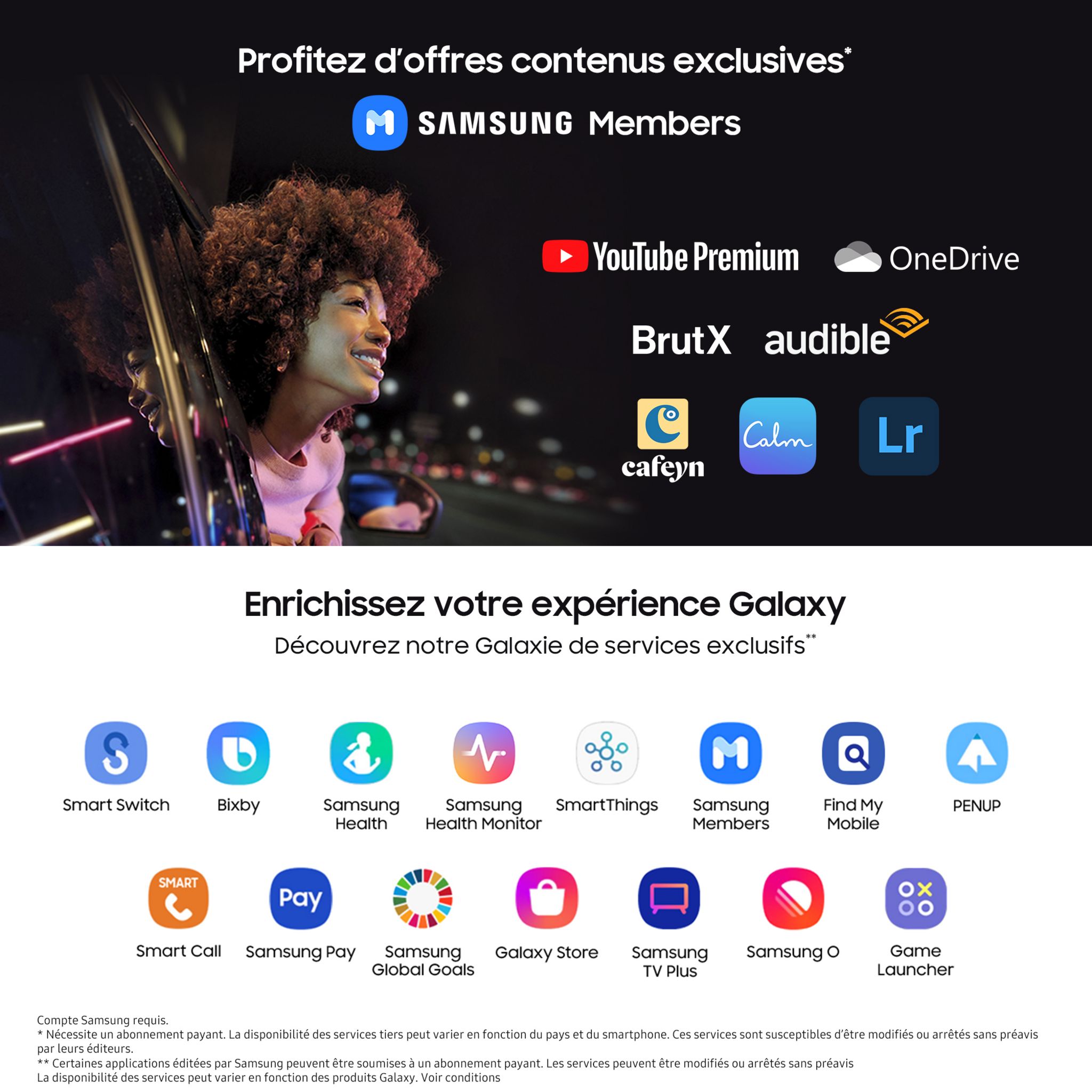 Voir la diapositive 2 : SAMSUNG Galaxy Z Flip5 Smartphone avec Galaxy AI 512Go - Gris