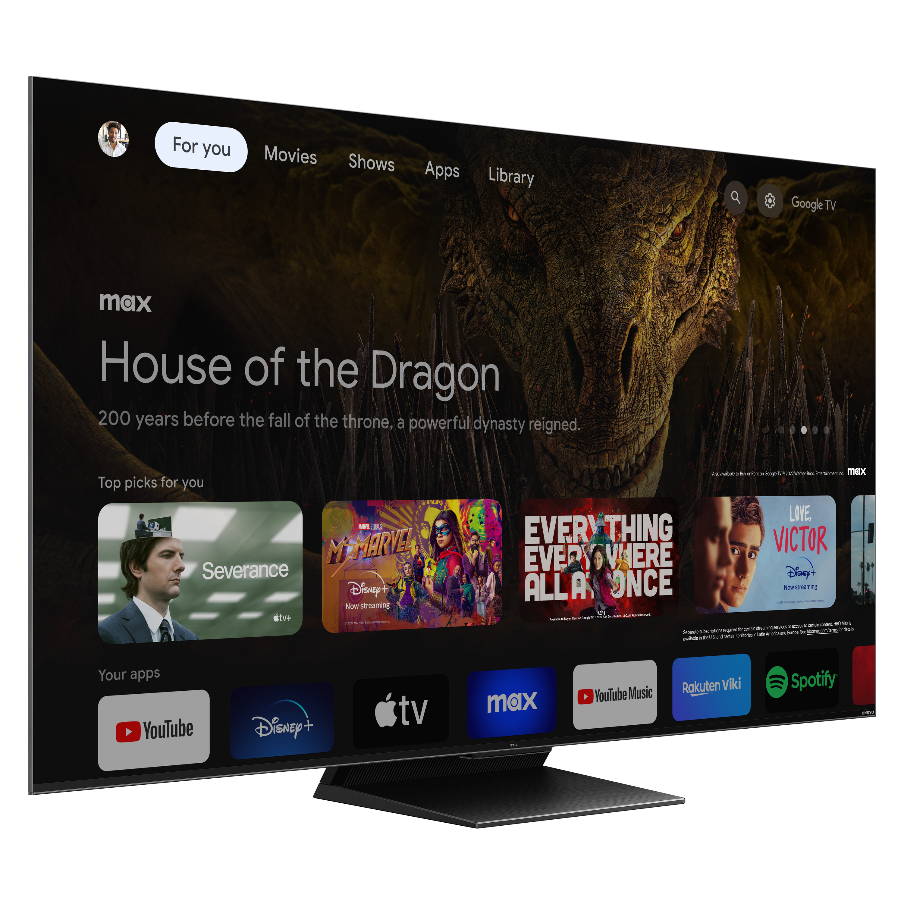 Voir la diapositive 5 : TCL 65C805 2023 TV QLED Mini-LED 4K UHD 164 cm Google TV