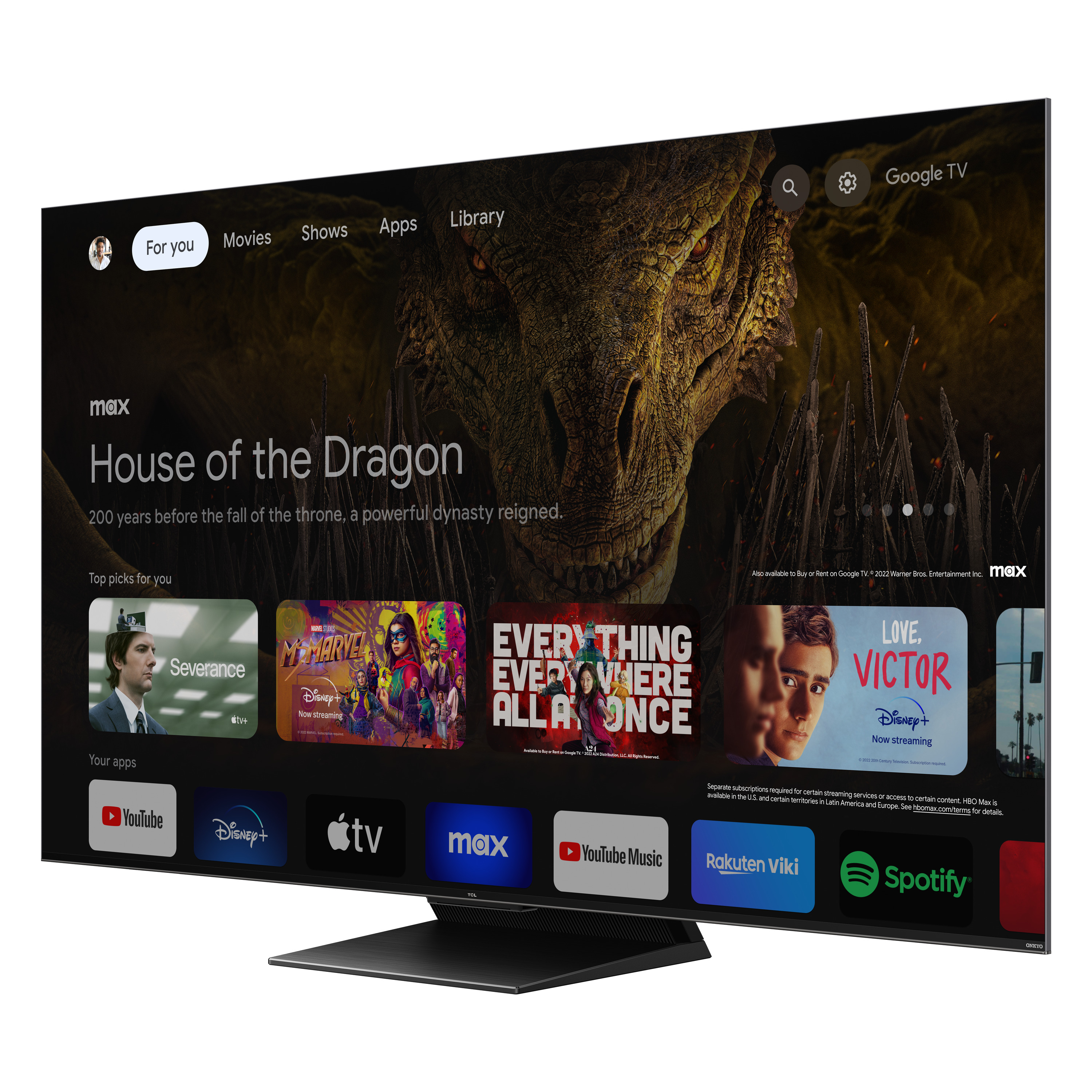 Voir la diapositive 7 : TCL 65C805 2023 TV QLED Mini-LED 4K UHD 164 cm Google TV