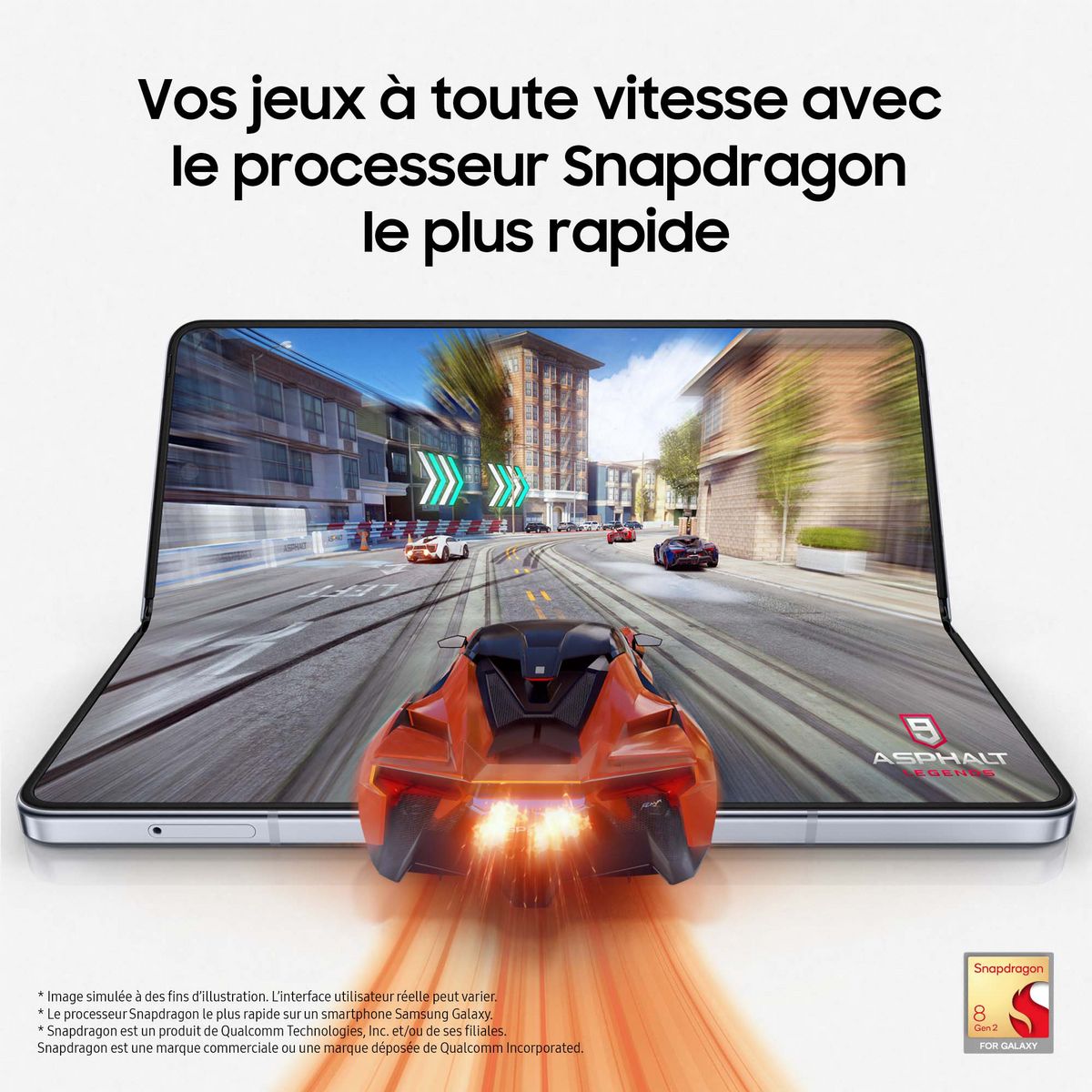 SAMSUNG Galaxy Z Fold5 Smartphone avec Galaxy AI 256Go - Noir