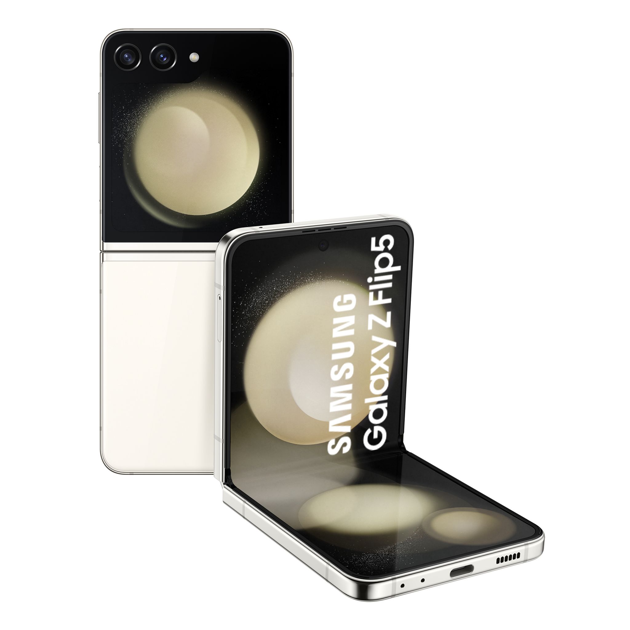 Voir la diapositive 4 : SAMSUNG Galaxy Z Flip5 Smartphone avec Galaxy AI 256Go - Crème