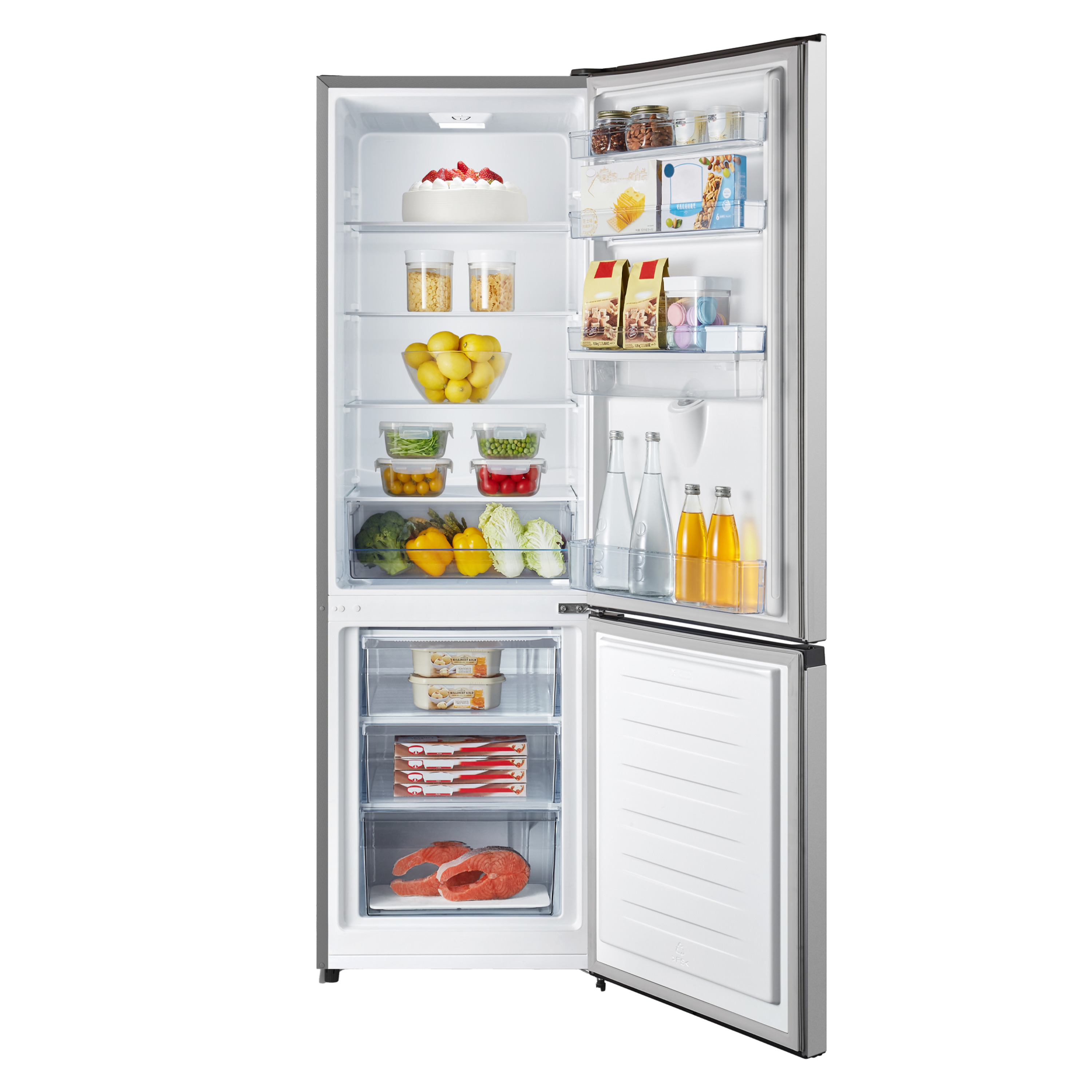 Voir la diapositive 3 : HISENSE Réfrigérateur combiné RB343D4WDE, 268 L, Froid statique, E