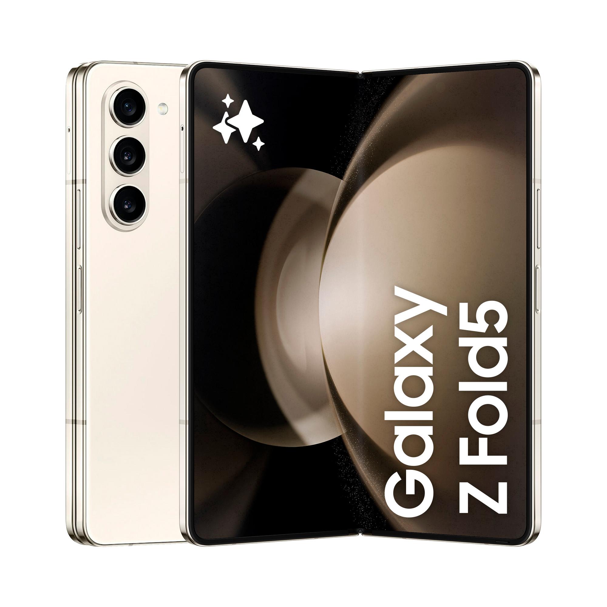 Voir la diapositive 2 : SAMSUNG Galaxy Z Fold5 Smartphone avec Galaxy AI 512Go - Crème