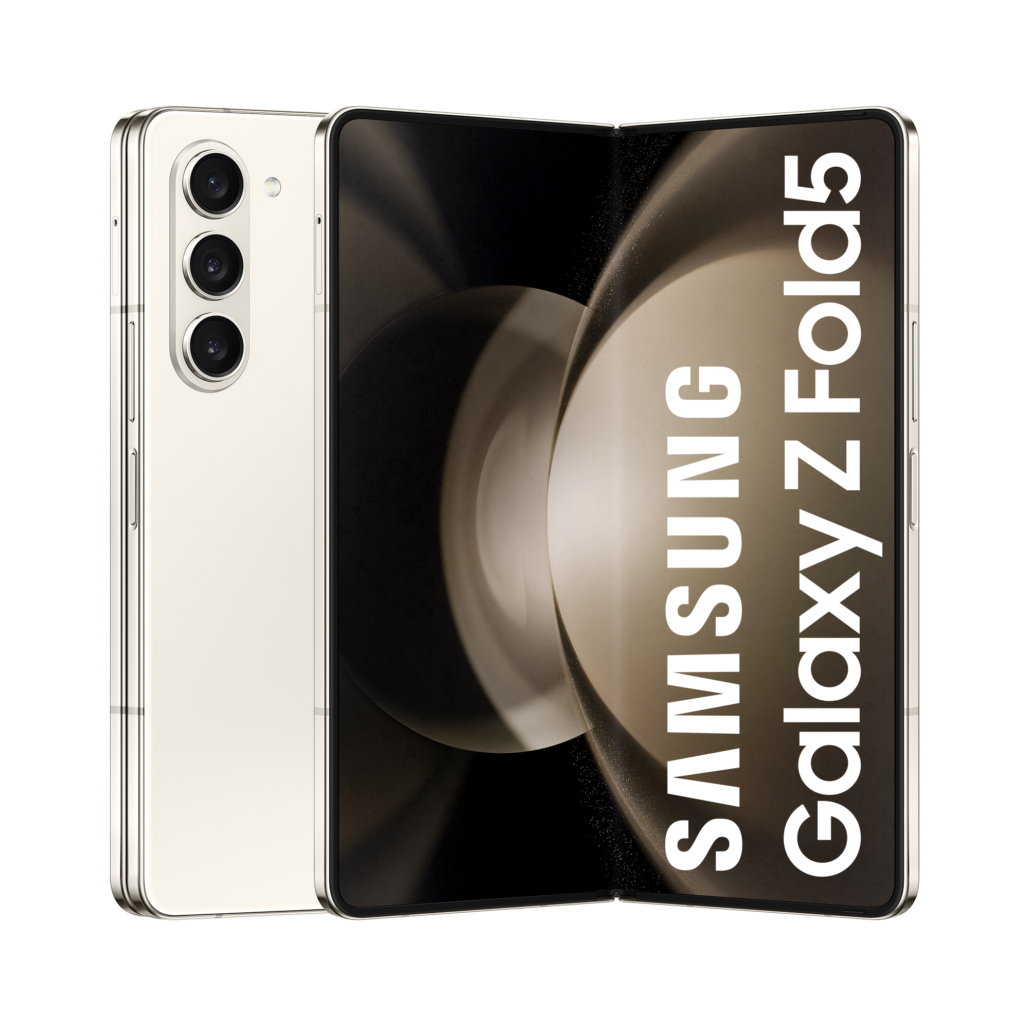 Voir la diapositive 4 : SAMSUNG Galaxy Z Fold5 Smartphone avec Galaxy AI 512Go - Crème