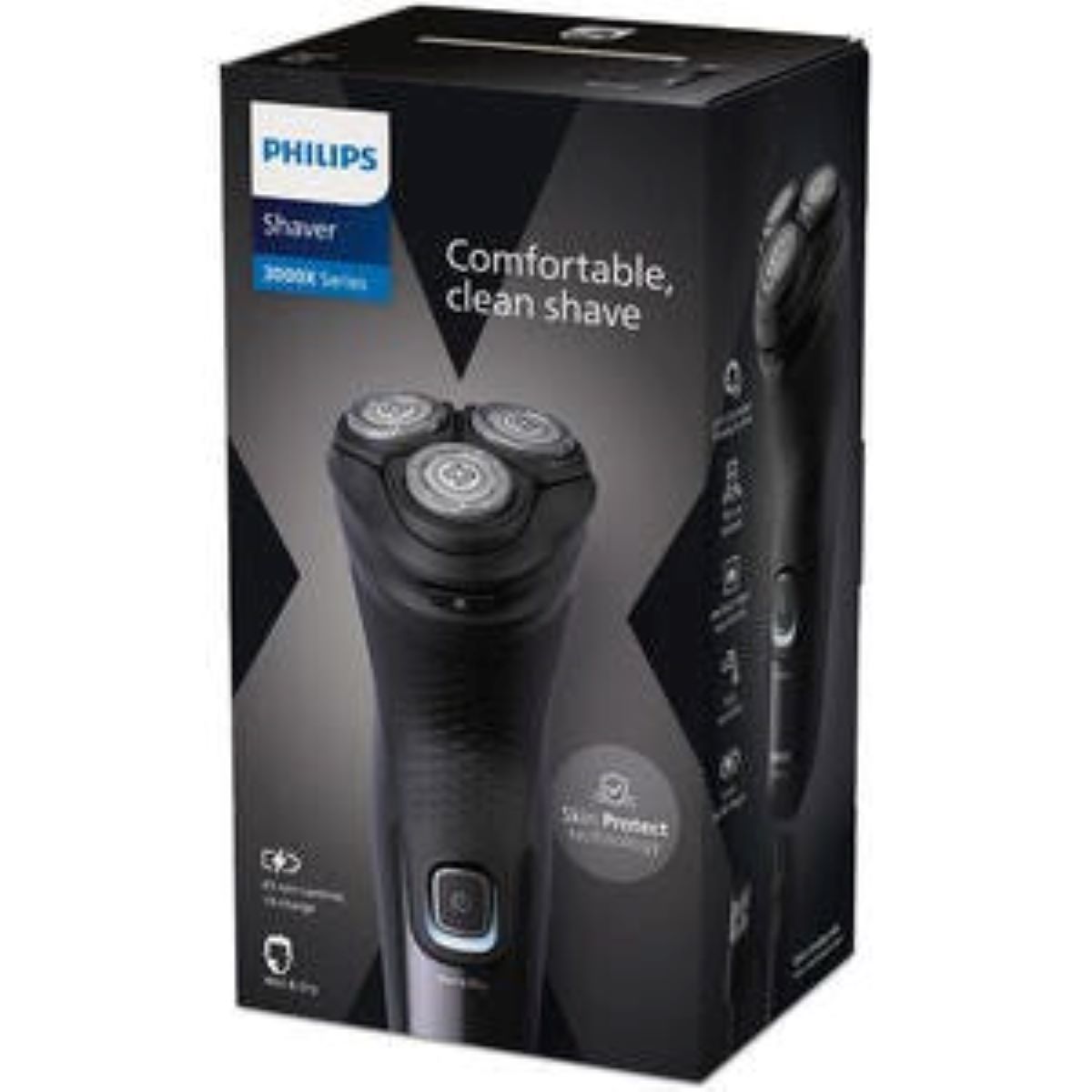 Voir la diapositive 2 : PHILIPS Rasoir électrique X3051/00 - Noir