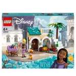 LEGO LEGO | Disney Wish 43223 Asha dans la Ville de Rosas, avec Poupée Asha, Jouet de Chèvre Valentino et Figurine Star, Film Wish