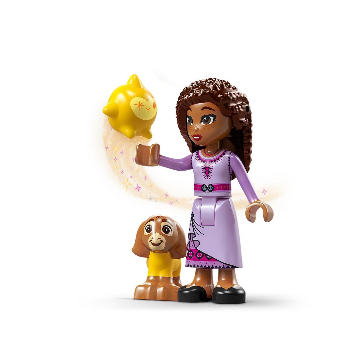 LEGO LEGO | Disney Wish 43223 Asha dans la Ville de Rosas, avec Poupée Asha, Jouet de Chèvre Valentino et Figurine Star, Film Wish