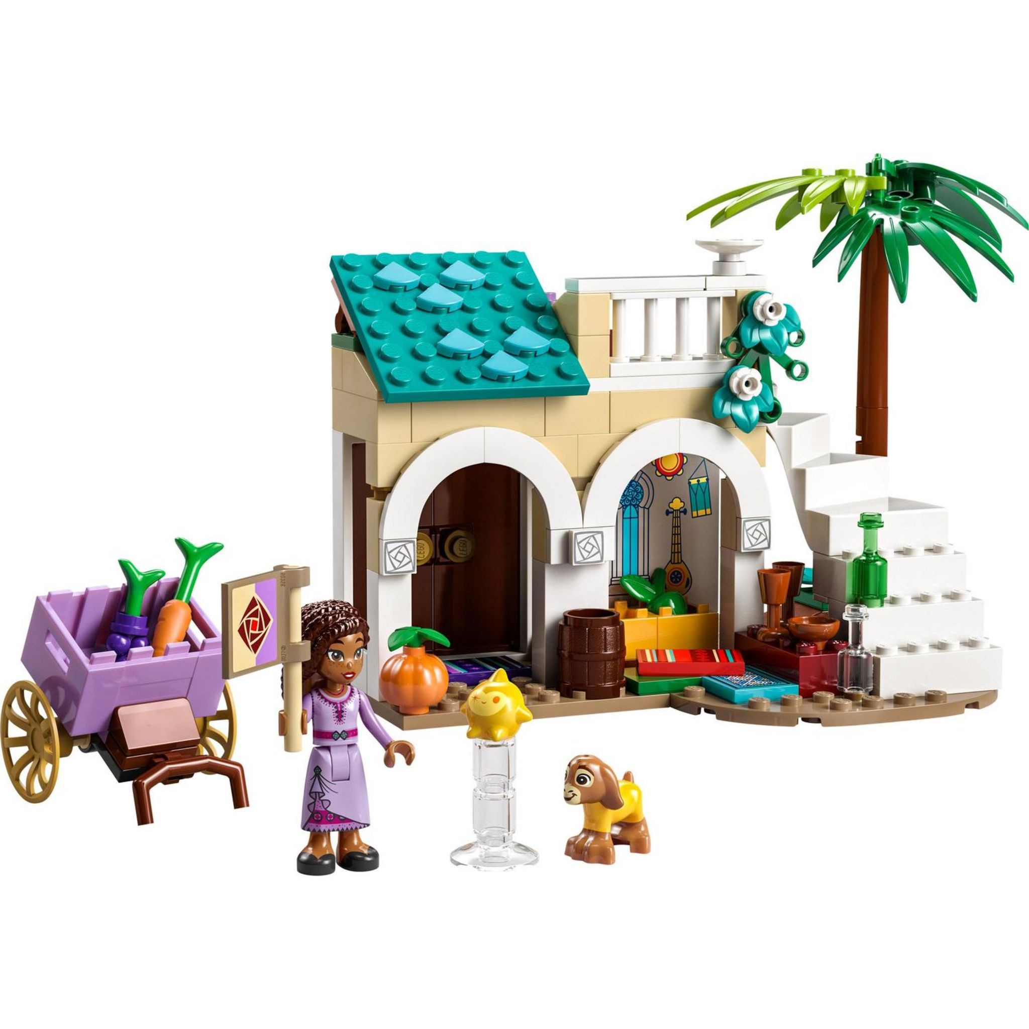 Voir la diapositive 8 : LEGO LEGO | Disney Wish 43223 Asha dans la Ville de Rosas, avec Poupée Asha, Jouet de Chèvre Valentino et Figurine Star, Film Wish