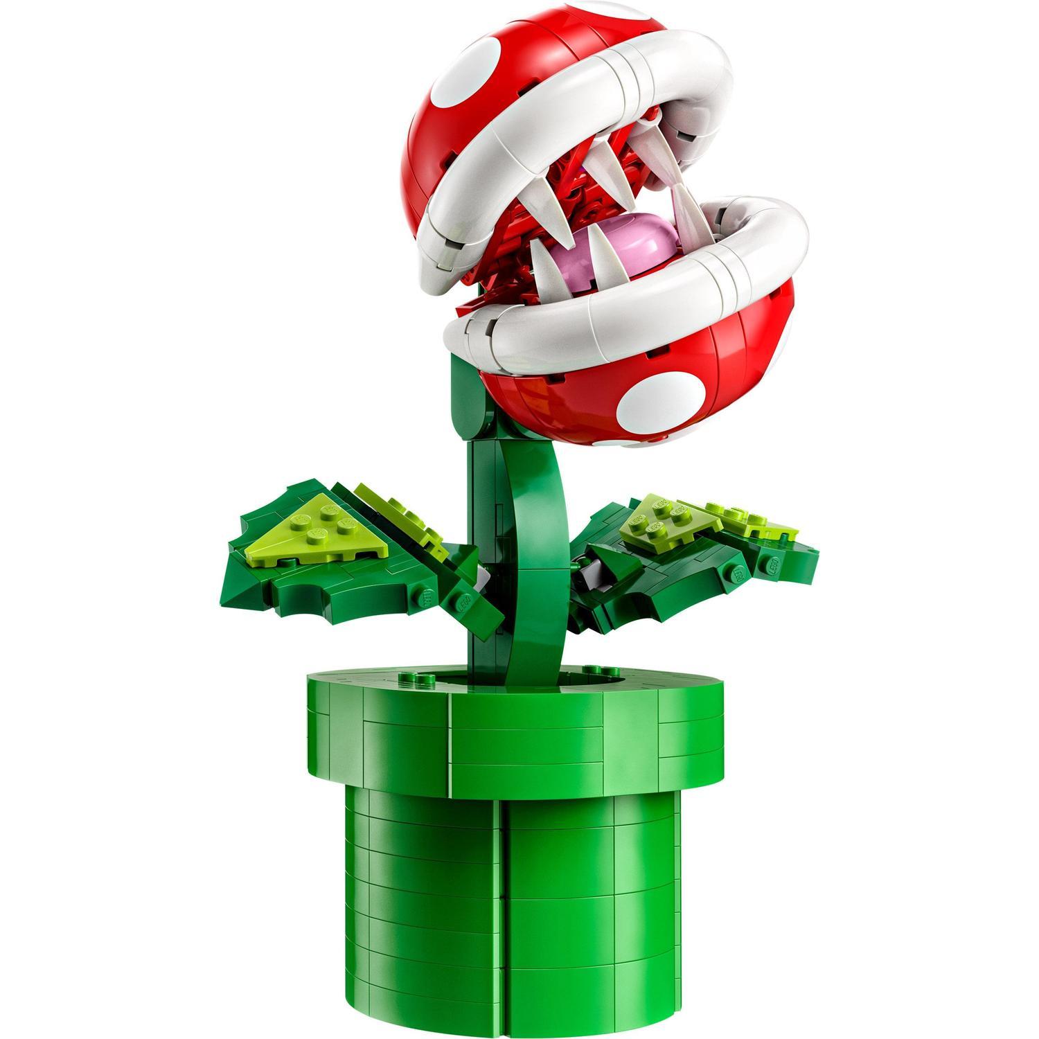 Voir la diapositive 2 : LEGO Super Mario 71426 Plante Piranha, Figurine Articulée avec Tube et 2 Pièces, Maquette pour Adultes, Idée Cadeau
