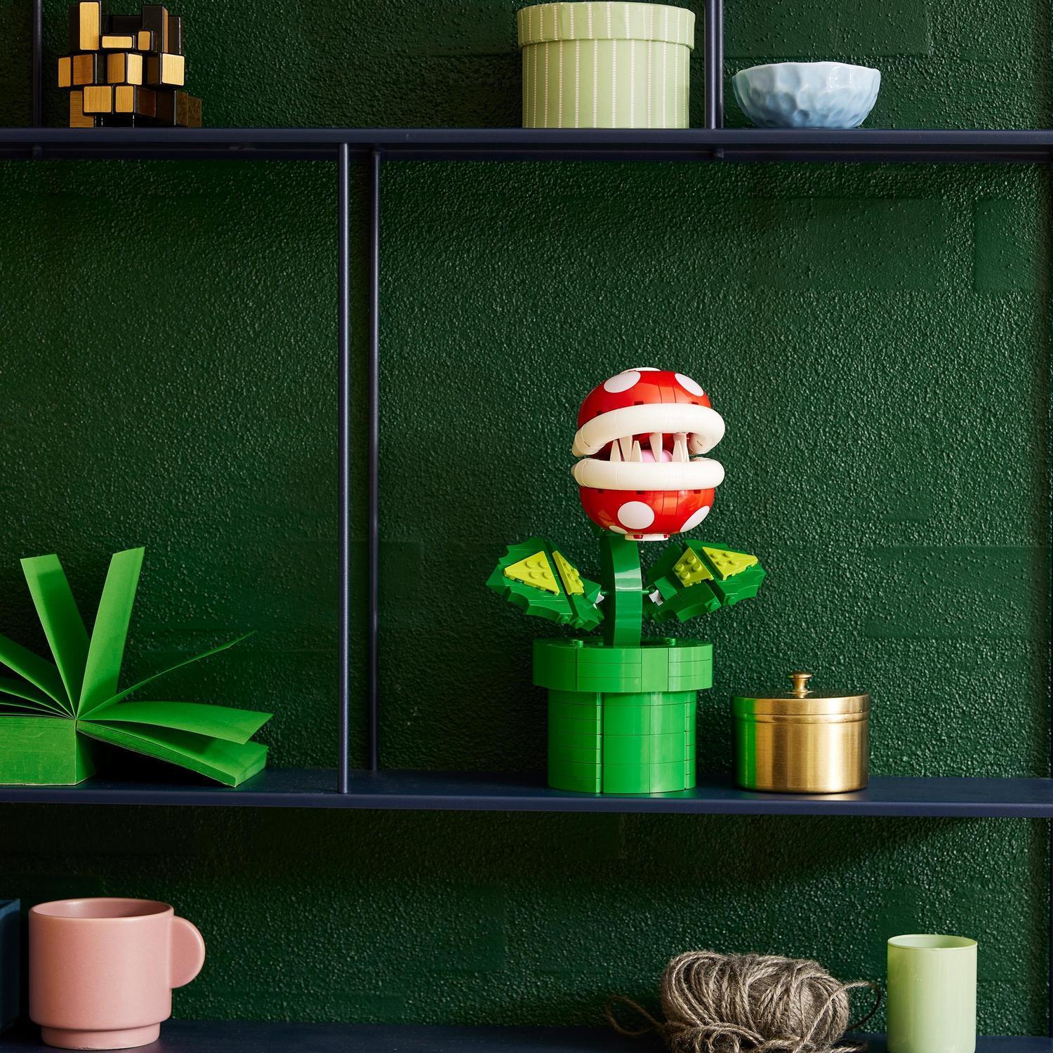 Voir la diapositive 4 : LEGO Super Mario 71426 Plante Piranha, Figurine Articulée avec Tube et 2 Pièces, Maquette pour Adultes, Idée Cadeau