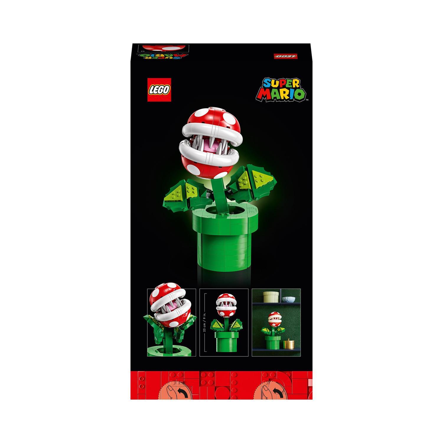 Voir la diapositive 8 : LEGO Super Mario 71426 Plante Piranha, Figurine Articulée avec Tube et 2 Pièces, Maquette pour Adultes, Idée Cadeau