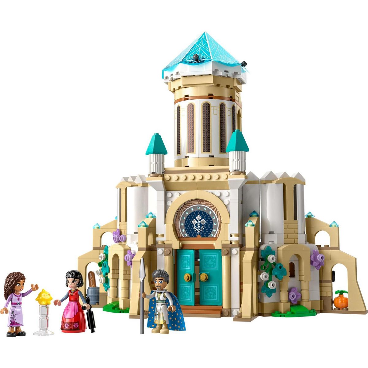 LEGO LEGO | Disney Wish 43224 Le Château du Roi Magnifico, Jouet Tiré du Film Wish avec Figurine Asha, Dahlia et le Roi Magnifico