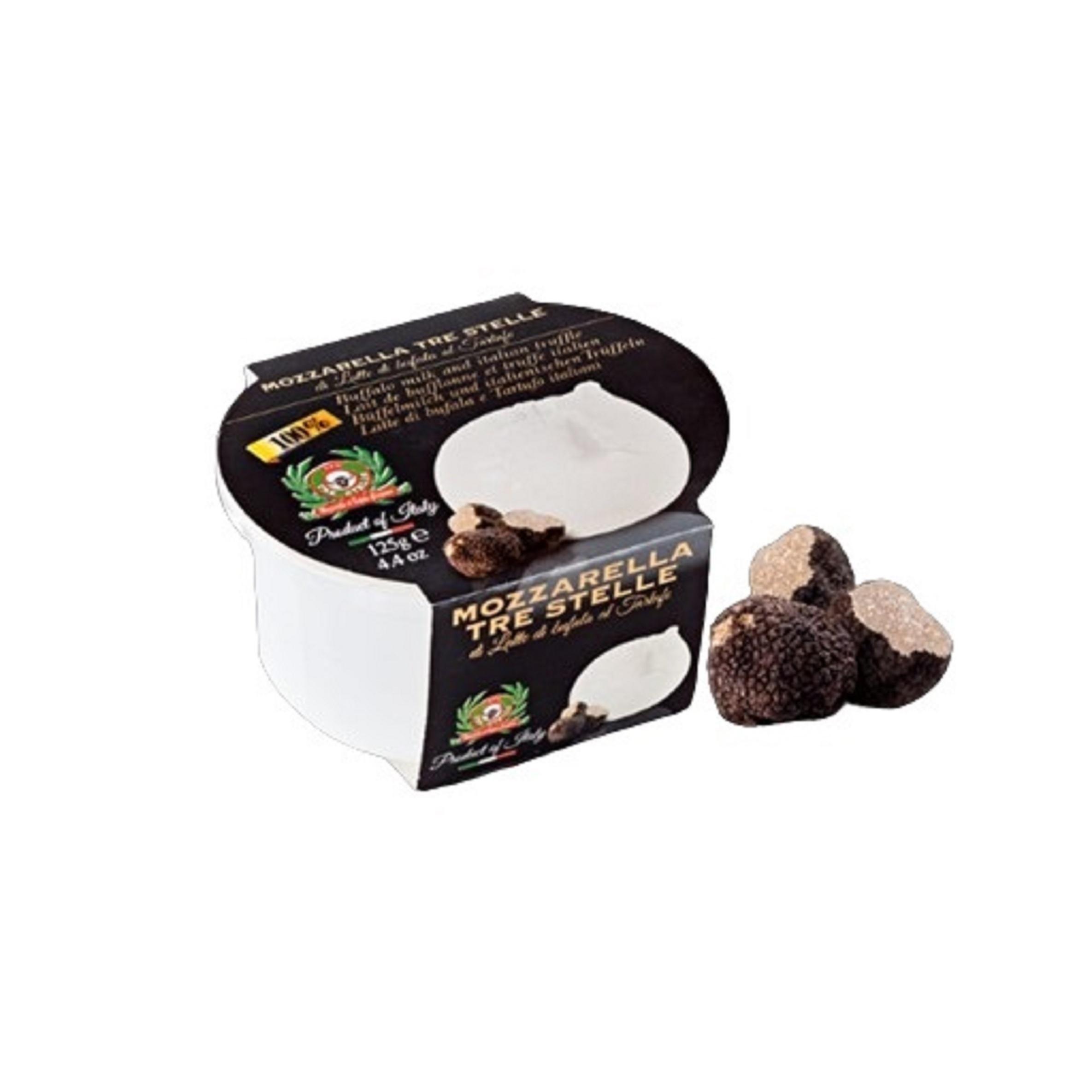 TRE STELLE Mozzarella di latte di bufala à la truffe 125g