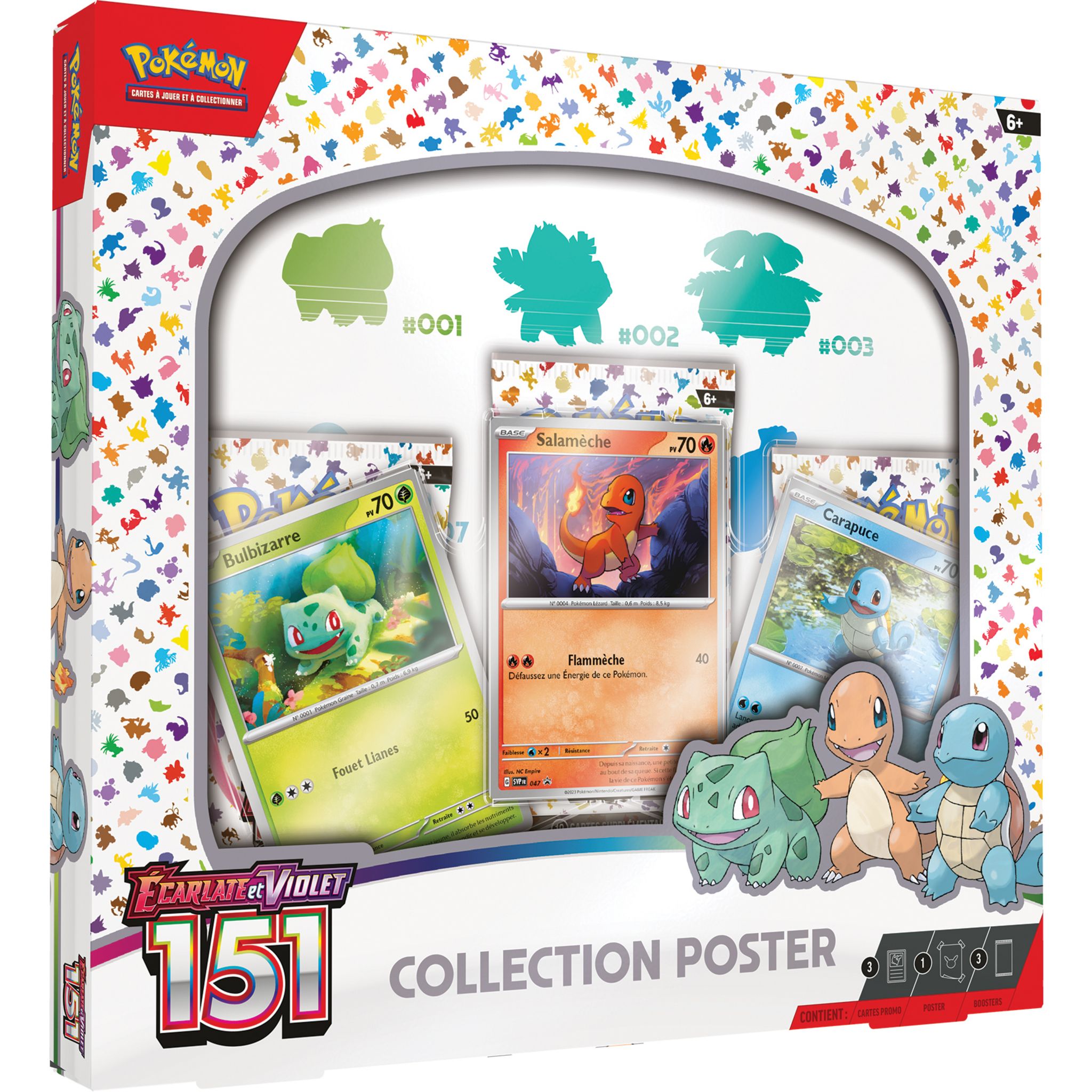 Voir la diapositive 3 : POKEMON Coffret Collection Poster 151 Écarlate et Violet