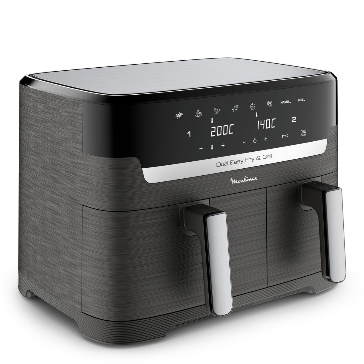 MOULINEX Friteuse électrique sans huile à air chaud Easy Fry EZ905B20 - Gris