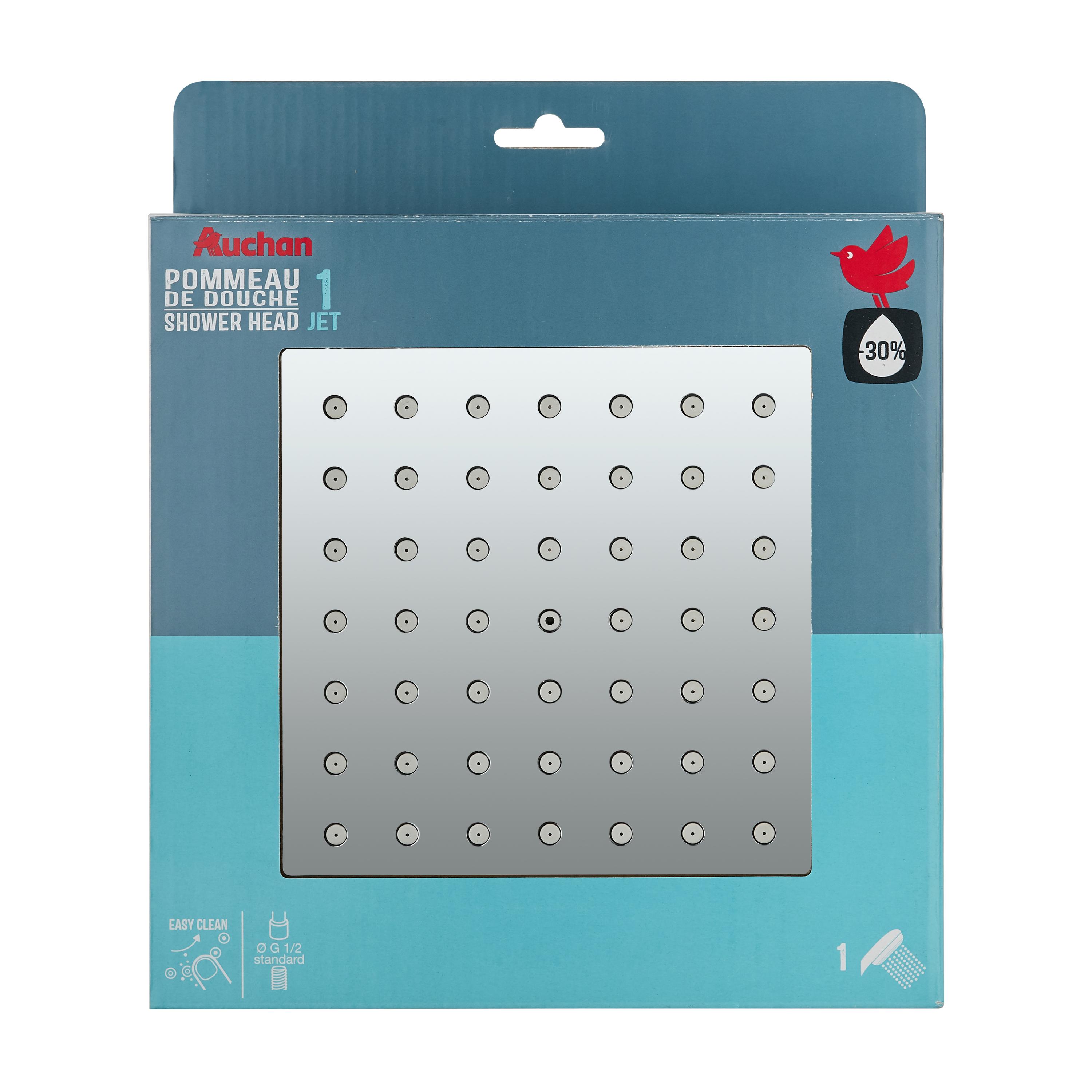 Voir la diapositive 2 : AUCHAN Douche chrome carrée