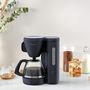 Voir la diapositive 4 : MOULINEX Cafetière électrique filtre Morning FG2M0810 - Bleu nuit