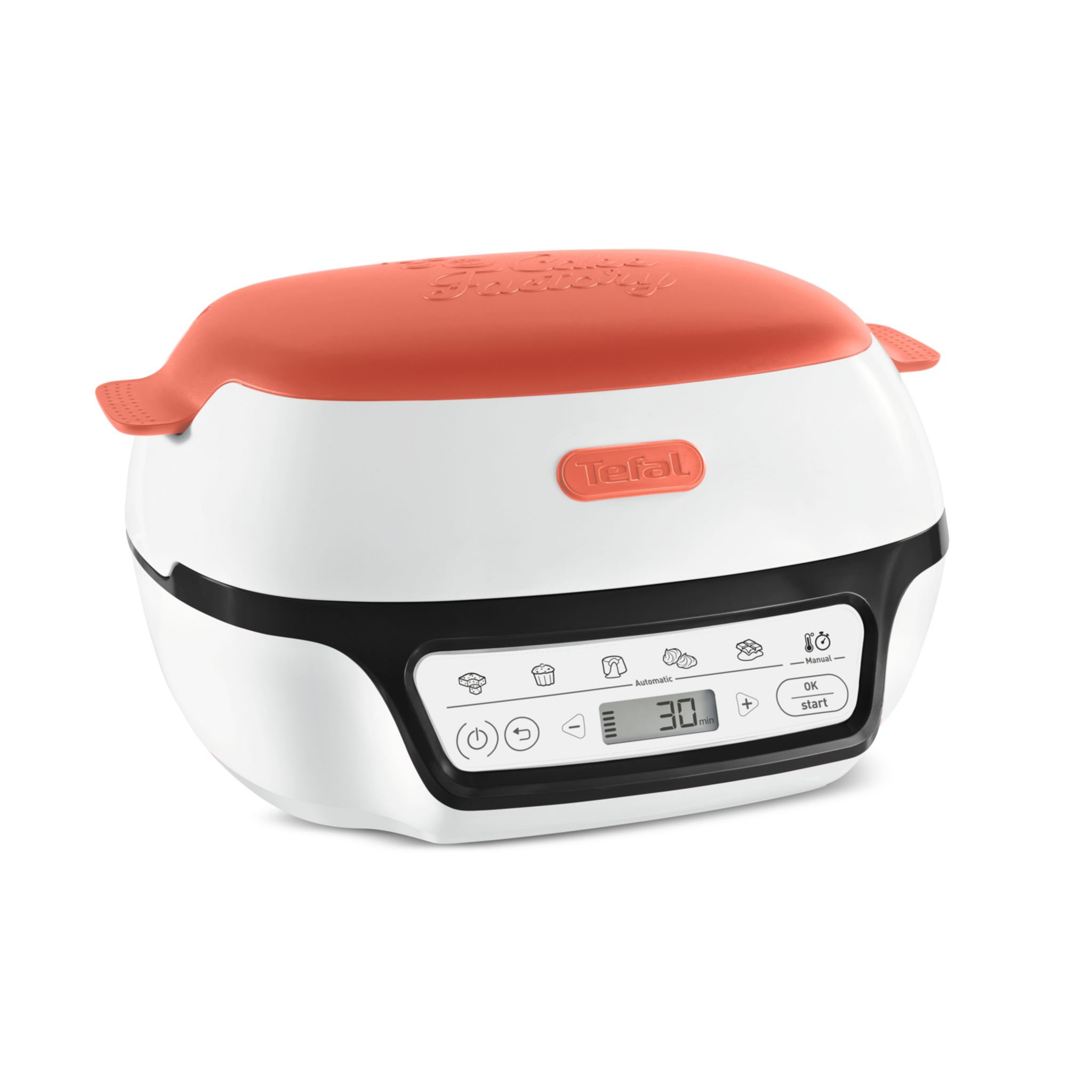 Voir la diapositive 2 : TEFAL Cake factory KD804510 - Blanc