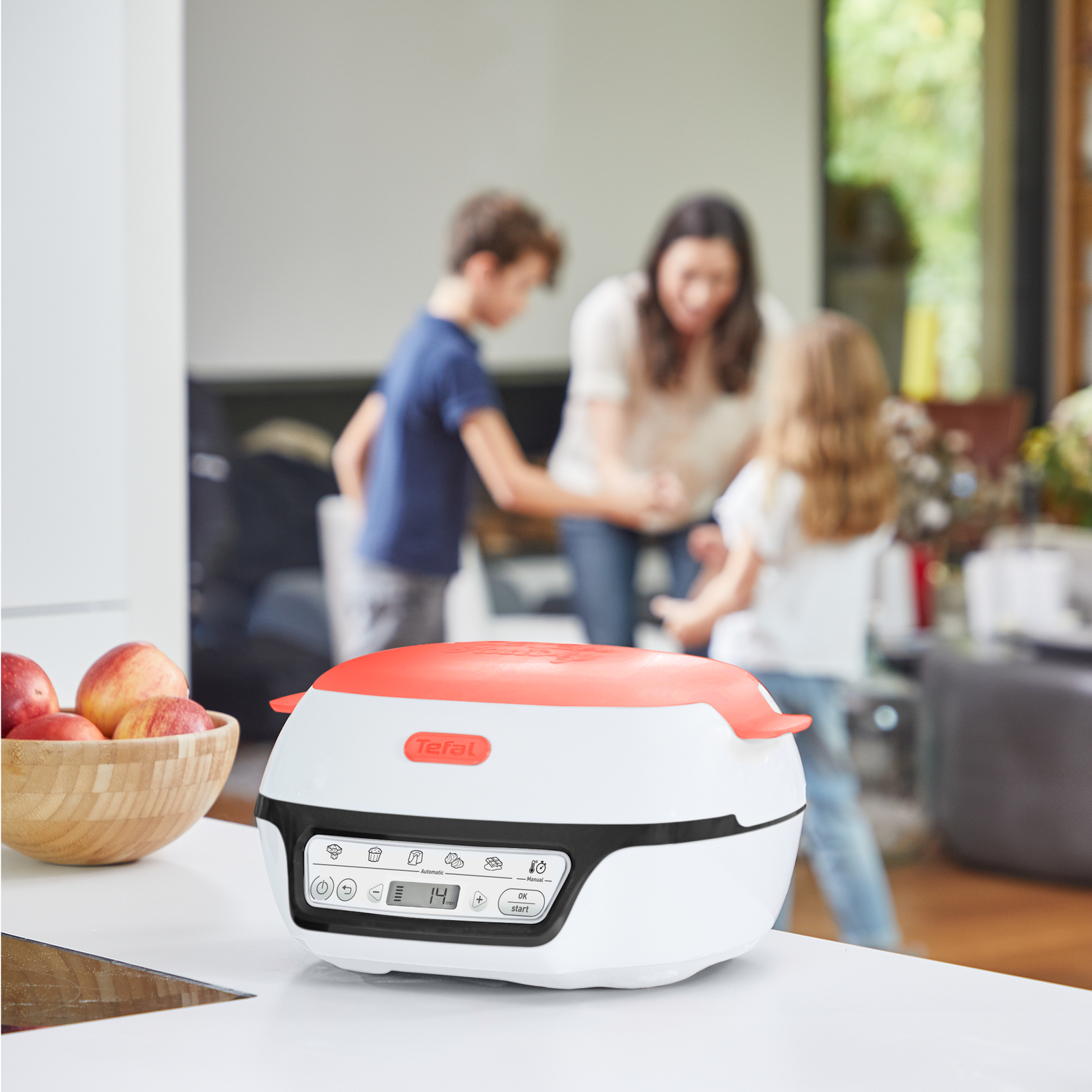 Voir la diapositive 6 : TEFAL Cake factory KD804510 - Blanc