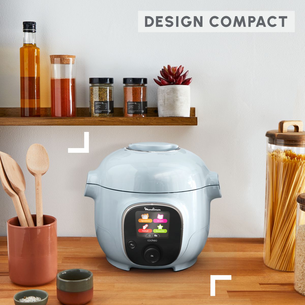 MOULINEX Multicuiseur intelligent Cookeo + Mini CE880410 - Bleu