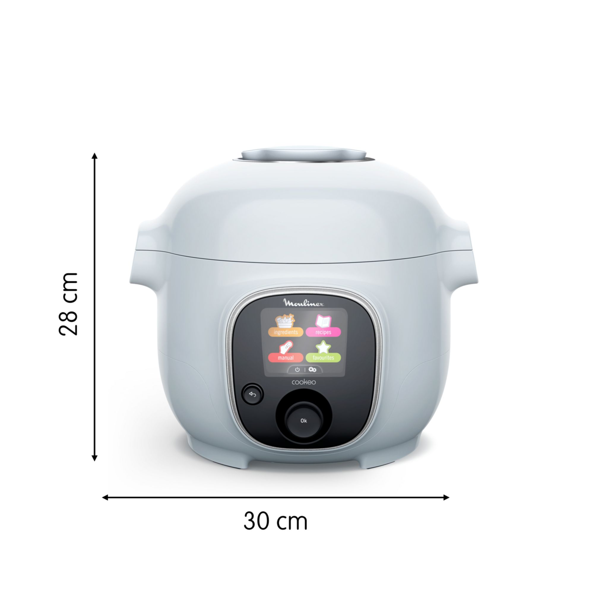 Voir la diapositive 8 : MOULINEX Multicuiseur intelligent Cookeo + Mini CE880410 - Bleu