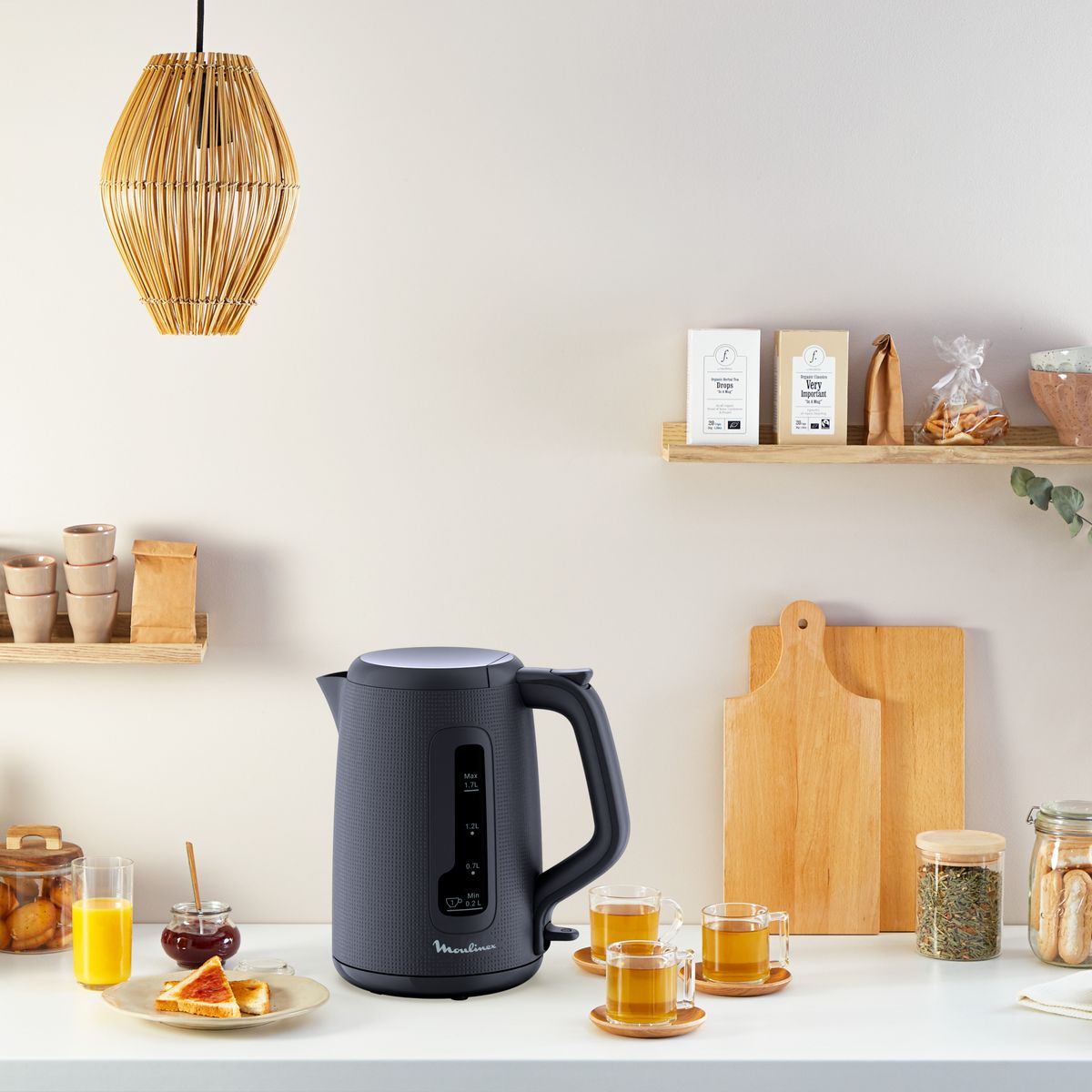 MOULINEX Bouilloire électrique BY2M0810 - Noir