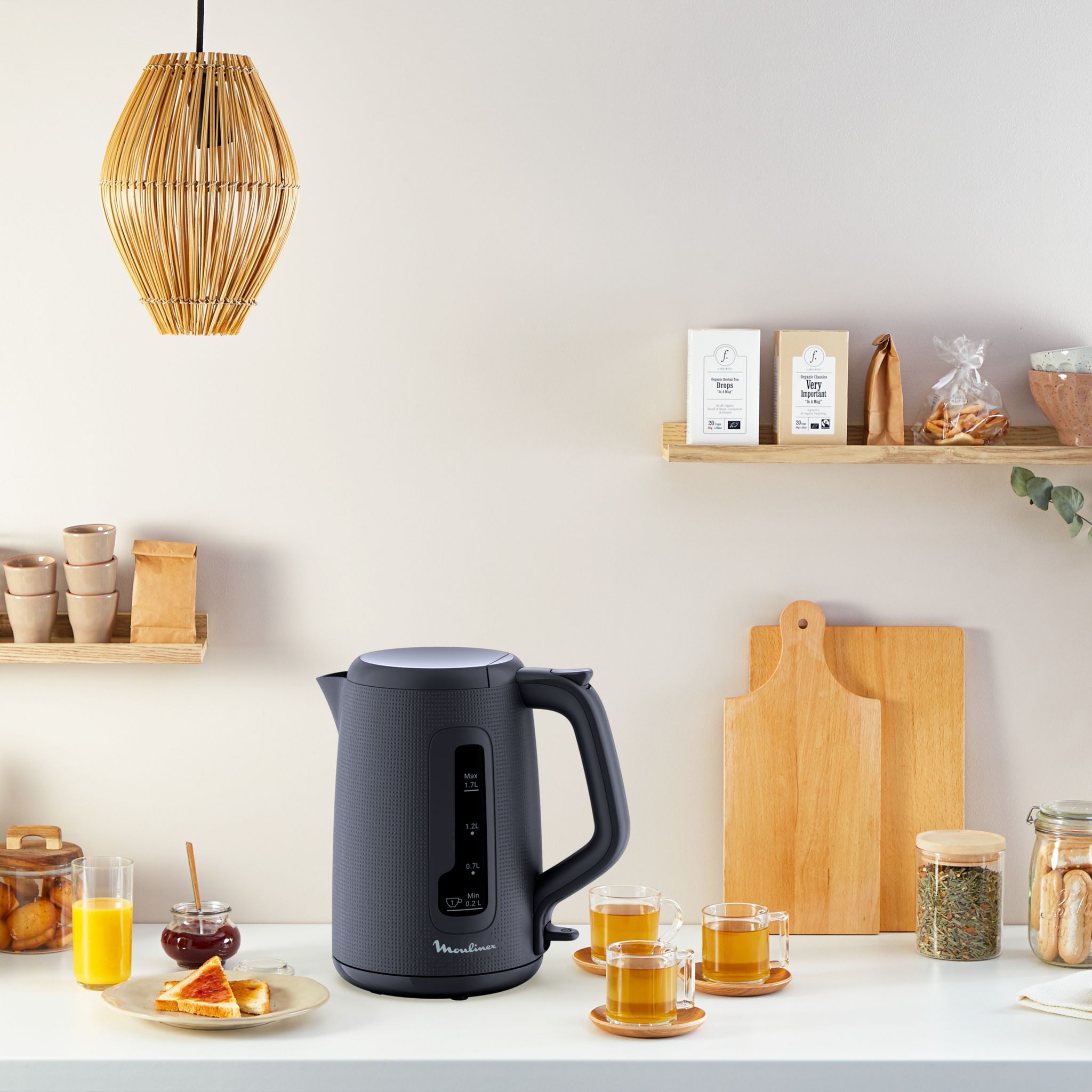 Voir la diapositive 5 : MOULINEX Bouilloire électrique BY2M0810 - Noir