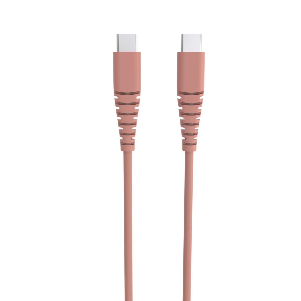 QILIVE Câble USB-C vers USB-C  - 1m - Rose