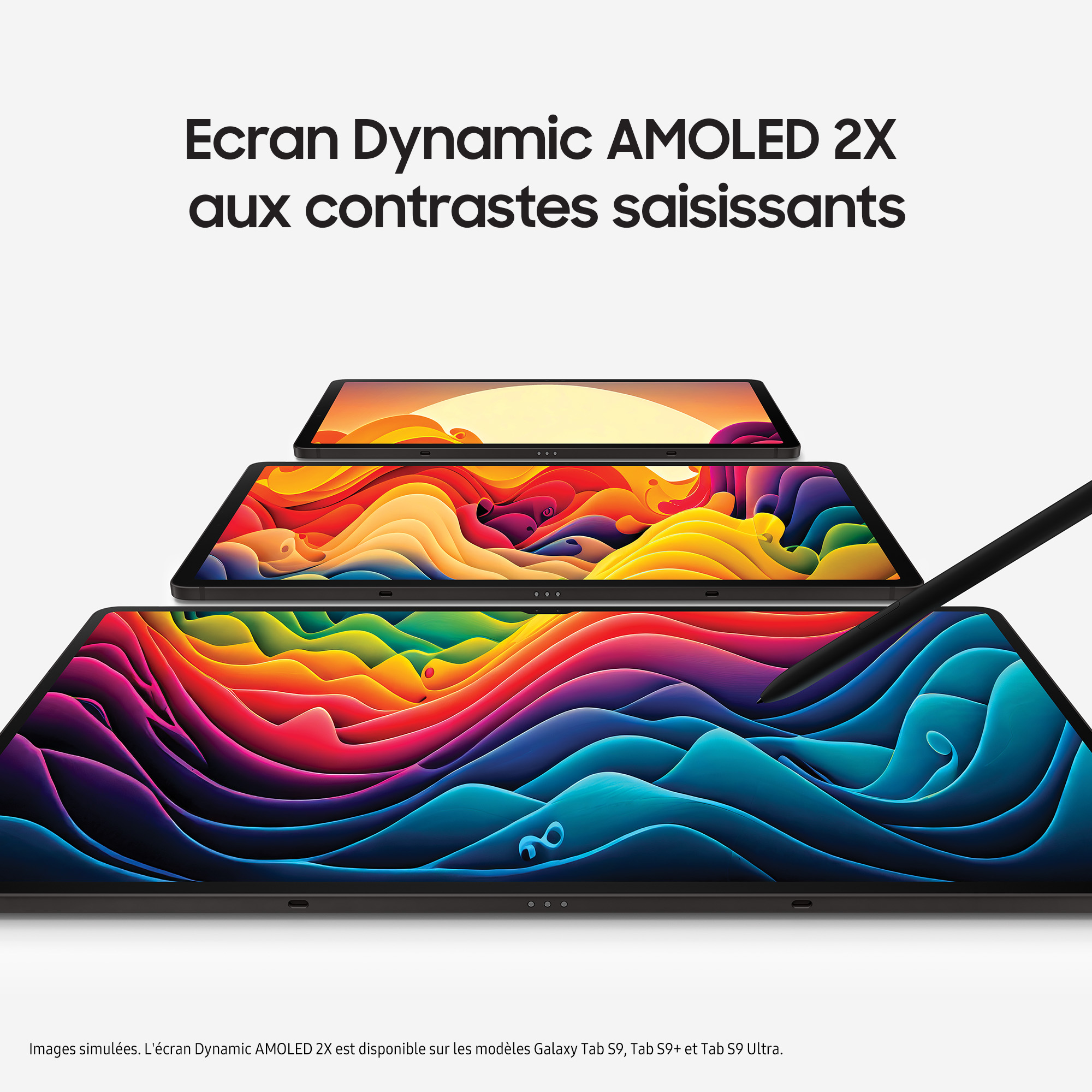 Voir la diapositive 4 : SAMSUNG Tablette tactile S9+ avec Galaxy AI - 12.4 pouces - 256 GO - Anthracite