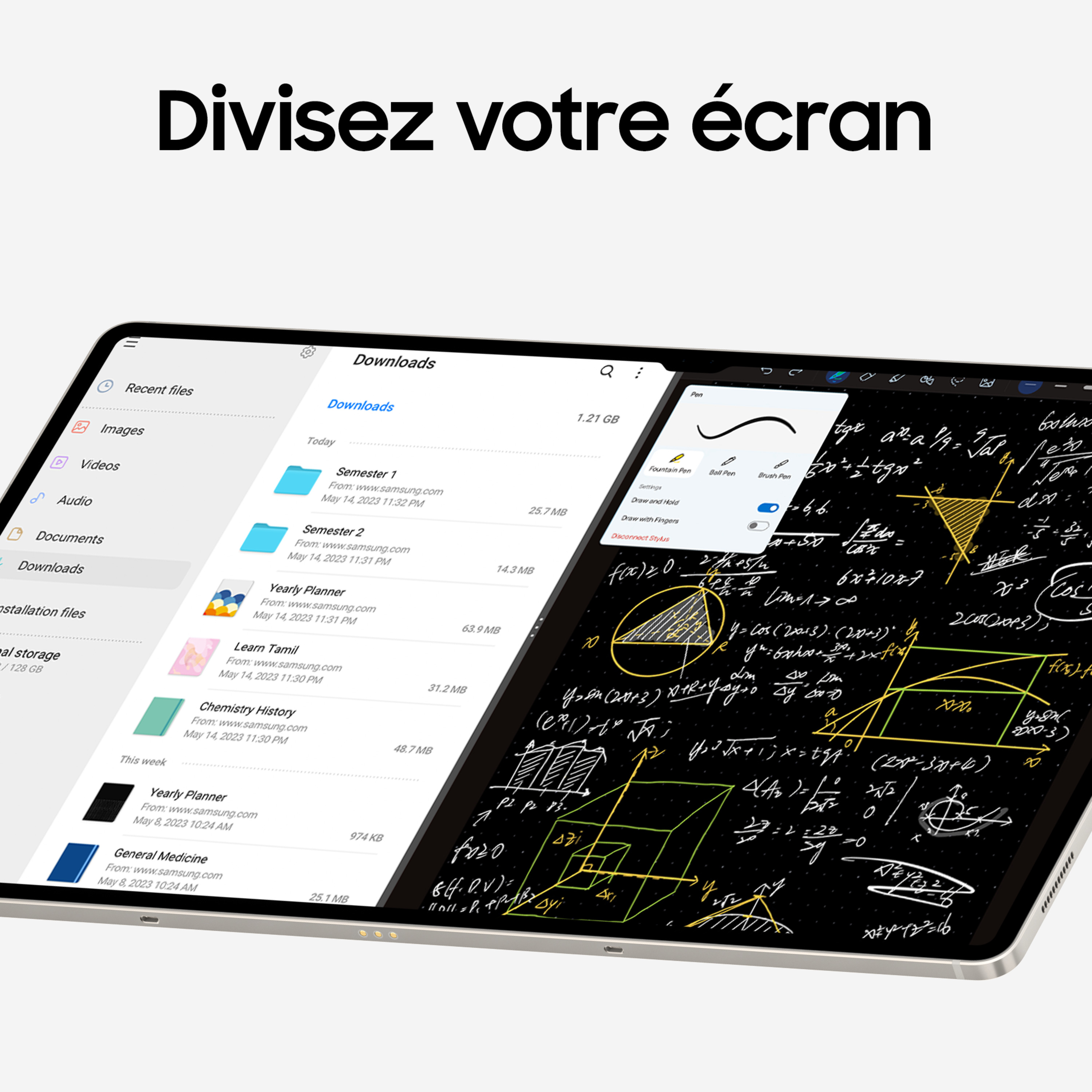 Voir la diapositive 11 : SAMSUNG Tablette tactile S9+ avec Galaxy AI - 12.4 pouces - 256 GO - Anthracite