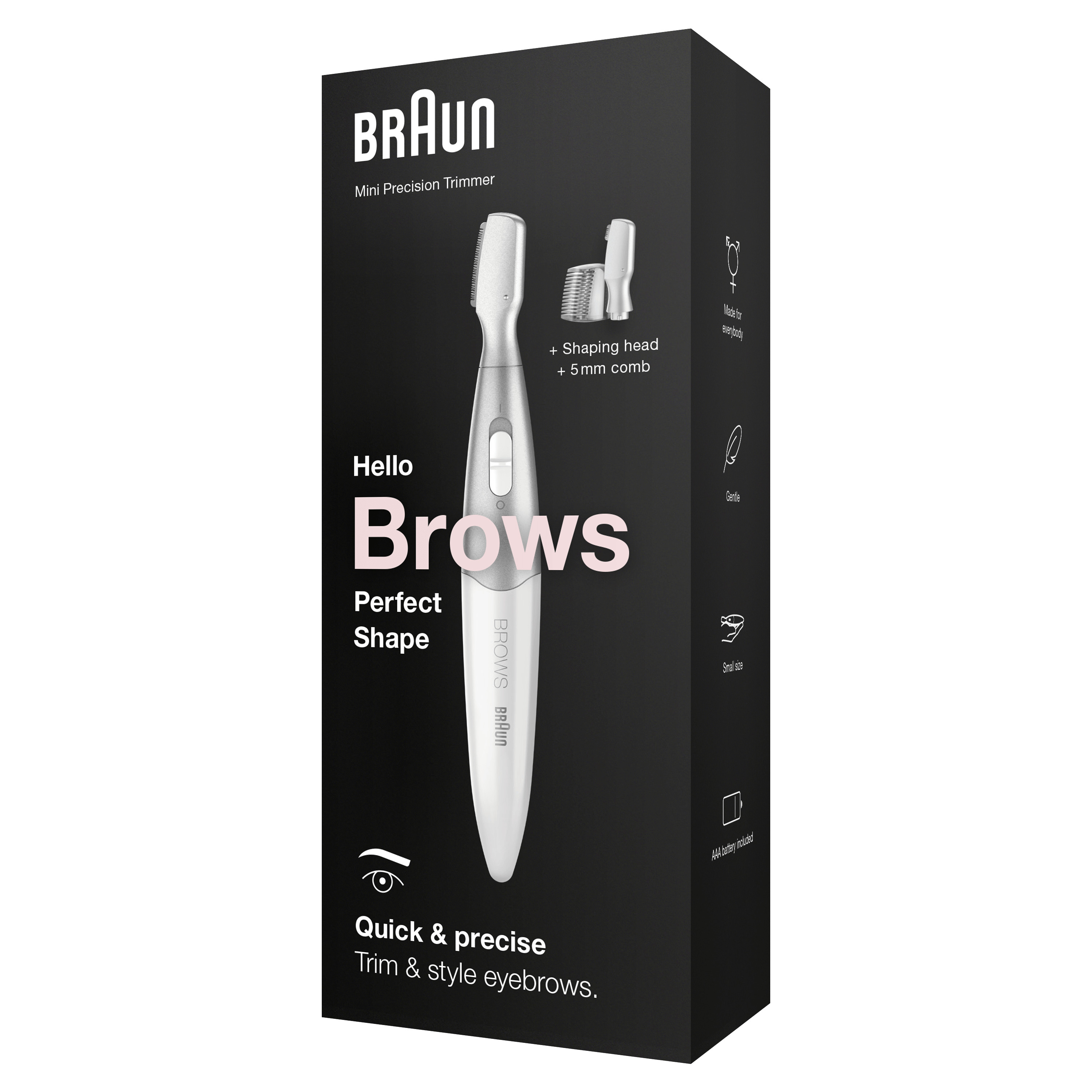 Voir la diapositive 3 : BRAUN Tondeuse bikini FG1106 - Blanc