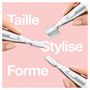 Voir la diapositive 6 : BRAUN Tondeuse bikini FG1106 - Blanc