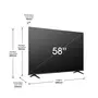 HISENSE 58A6K 2023 TV DLED 4K Ultra HD 147 cm Smart TV