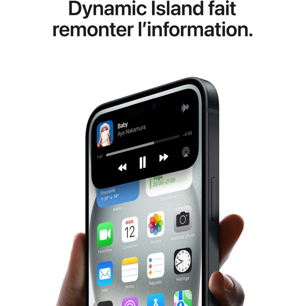 APPLE iPhone 15 Plus 128 Go - Noir