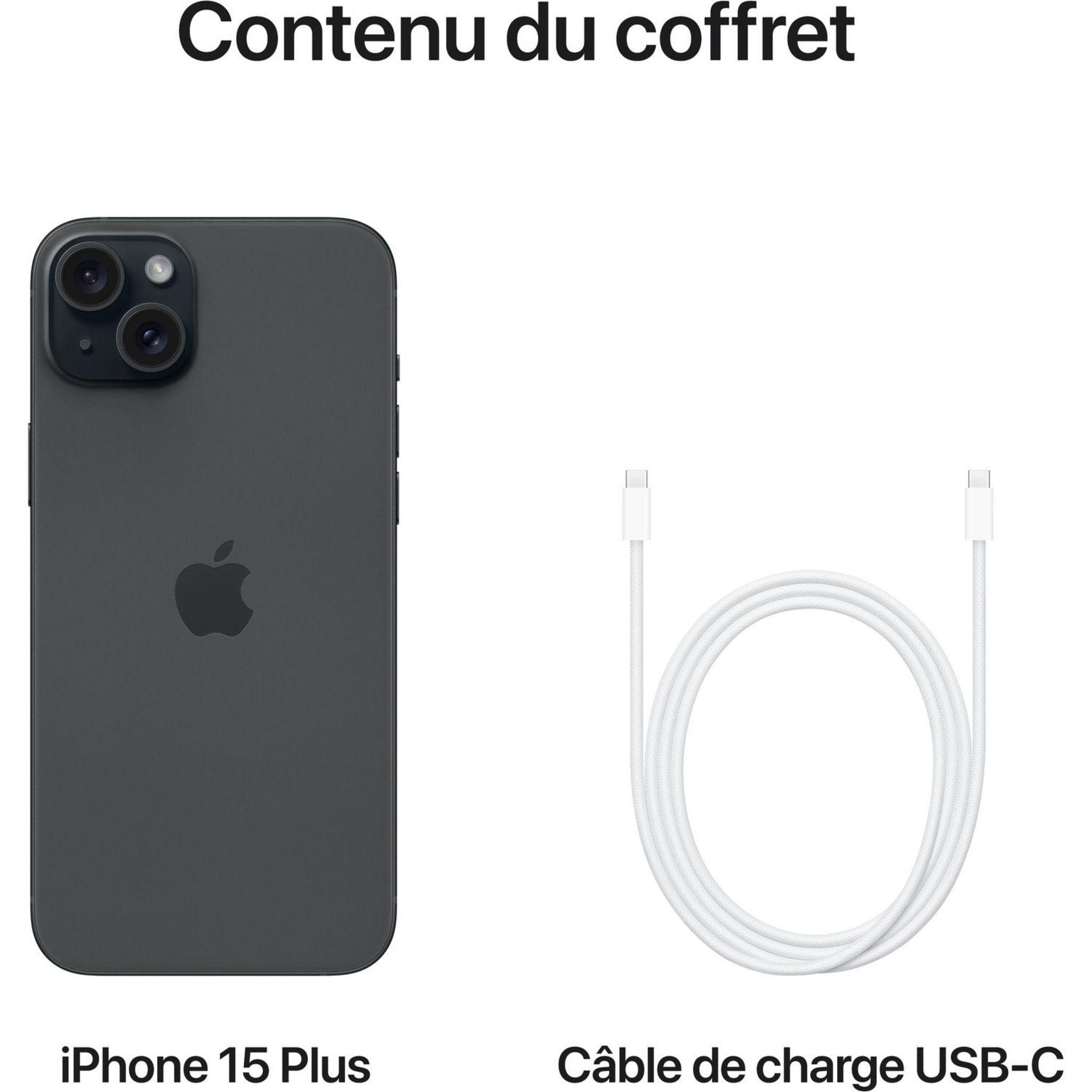 Voir la diapositive 5 : APPLE iPhone 15 Plus 128 Go - Noir