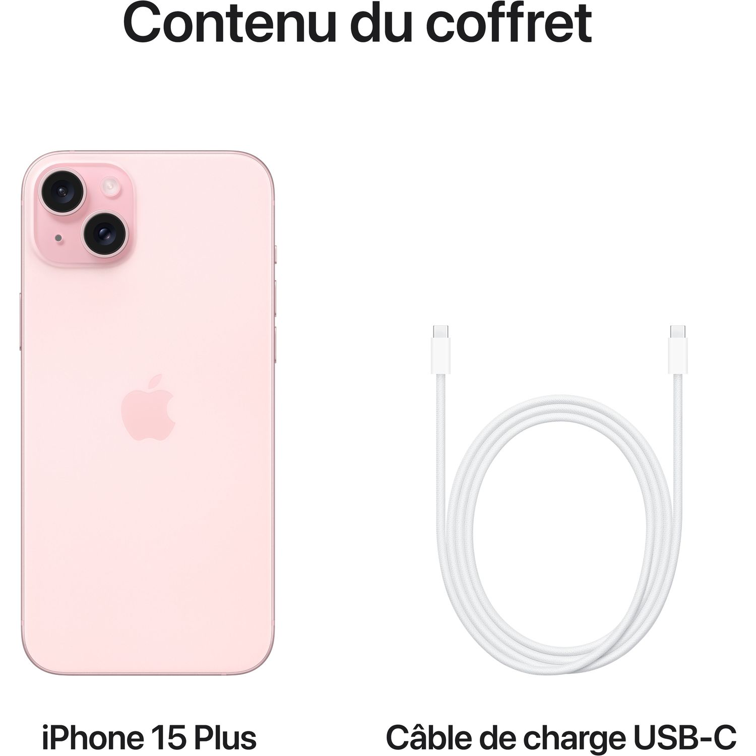 Voir la diapositive 5 : APPLE iPhone 15 Plus 128 Go - Rose
