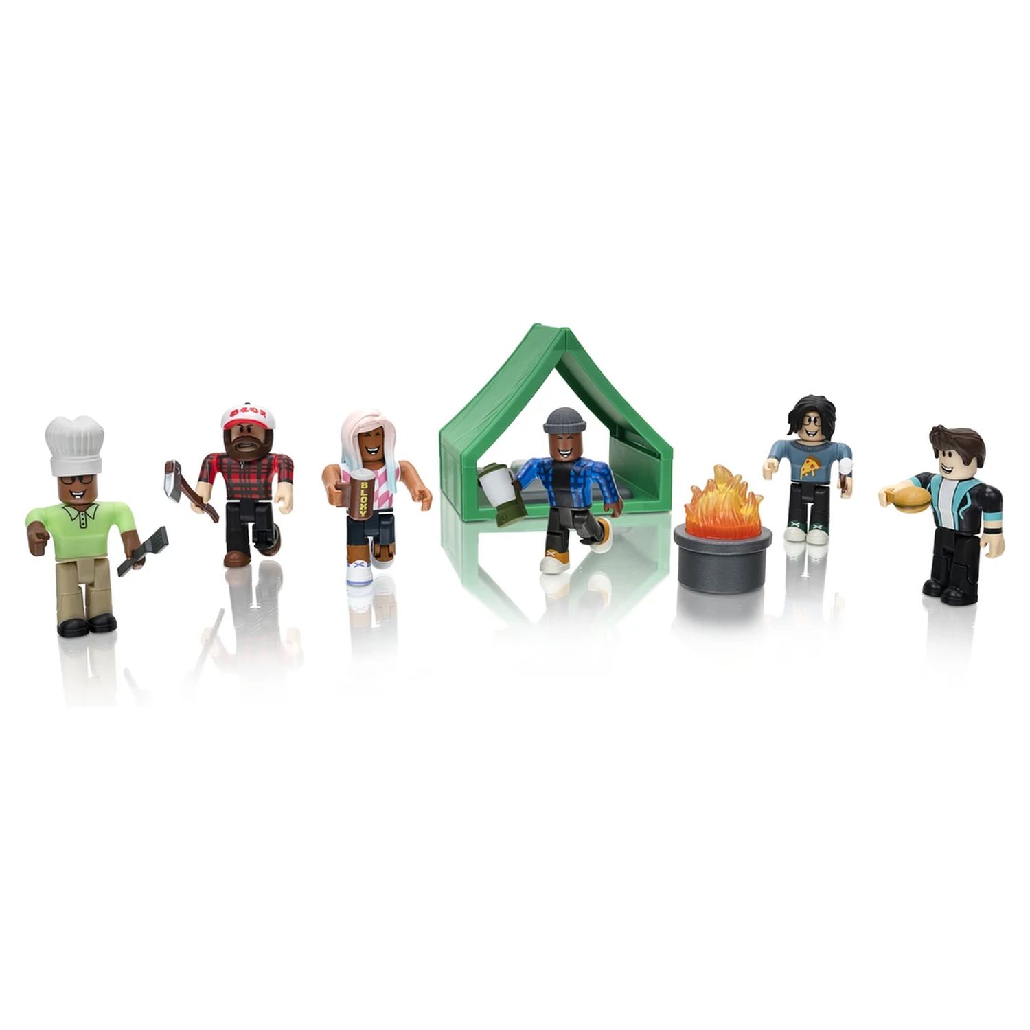 Voir la diapositive 2 : JAZWARES Pack Welcome à Bloxburg : Camping Roblox