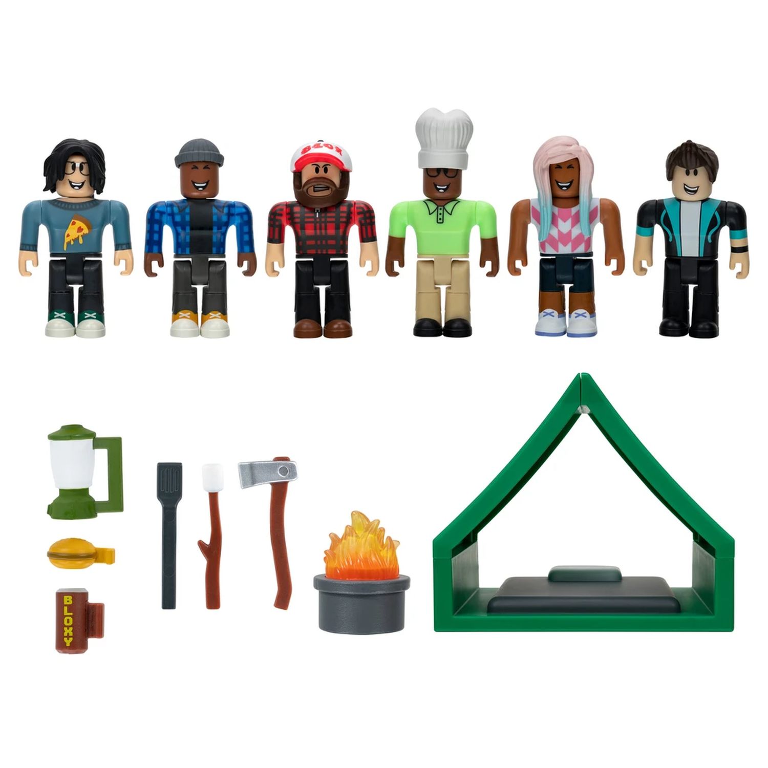 Voir la diapositive 3 : JAZWARES Pack Welcome à Bloxburg : Camping Roblox