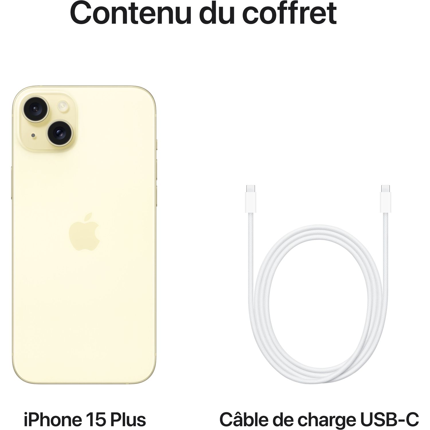 Voir la diapositive 5 : APPLE iPhone 15 Plus 512 Go - Jaune