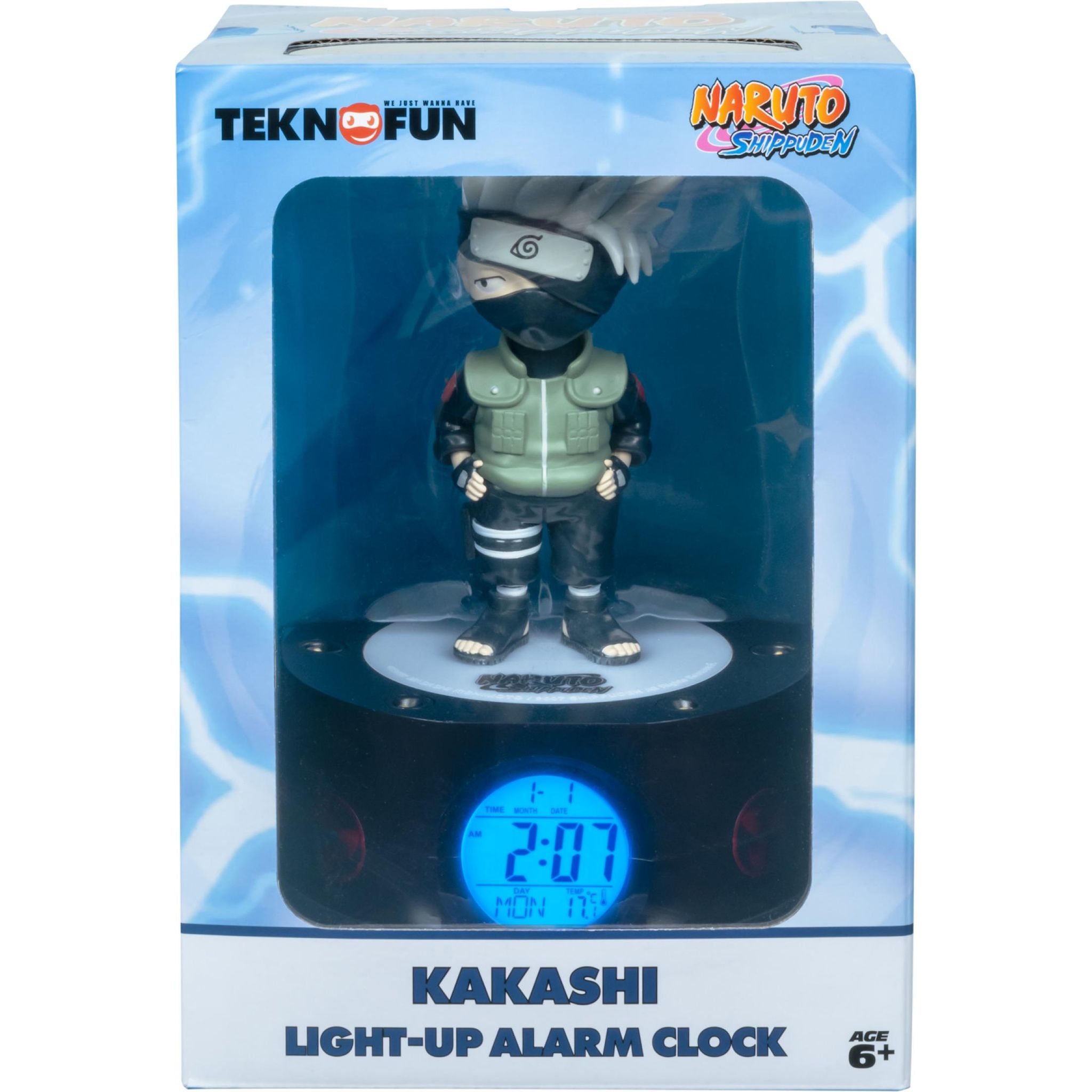 TEKNOFUN Réveil lumineux Kakashi Naruto Shippuden
