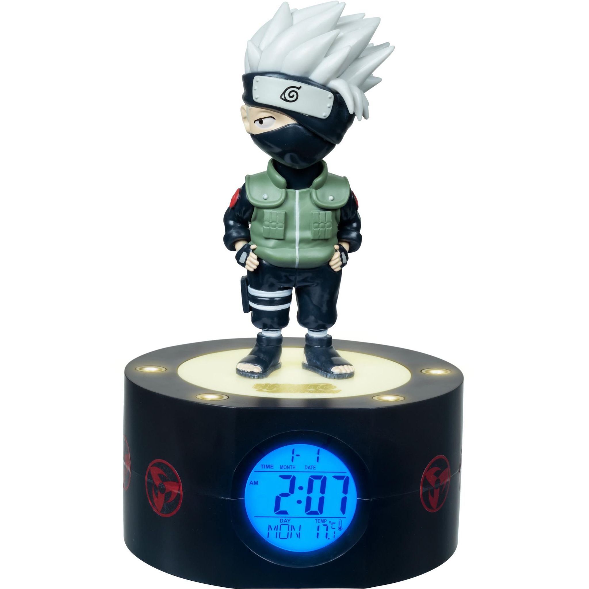 Voir la diapositive 2 : TEKNOFUN Réveil lumineux Kakashi Naruto Shippuden