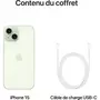 APPLE iPhone 15 128 Go - Vert