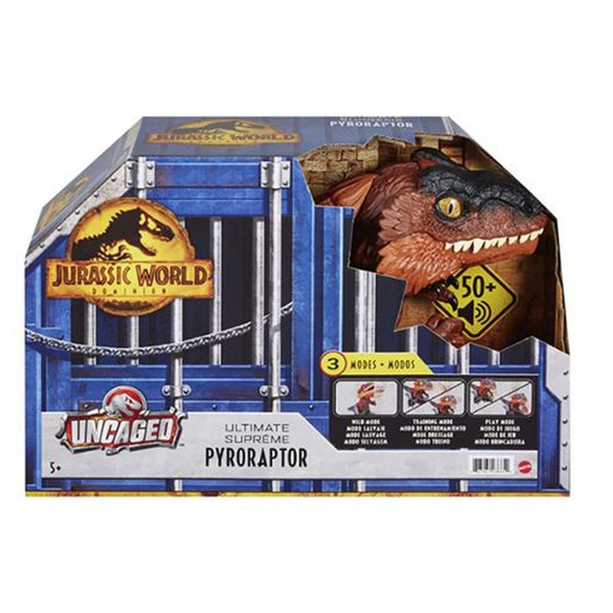 MATTEL Figurine interactive Dinosaure Pyroraptor Ultimate Supreme Jurassic World