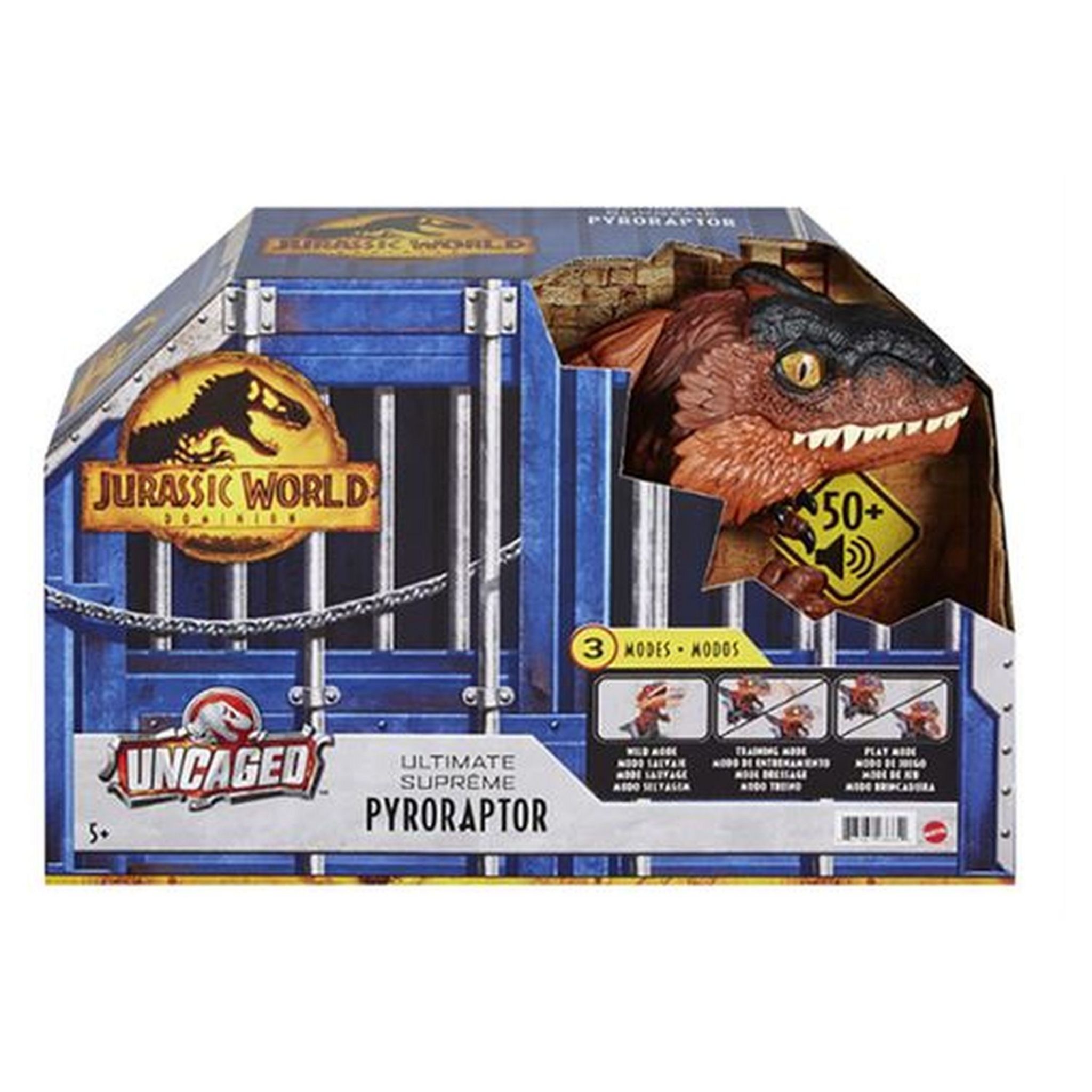 Voir la diapositive 2 : MATTEL Figurine interactive Dinosaure Pyroraptor Ultimate Supreme Jurassic World