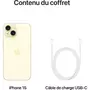 APPLE iPhone 15 256 Go - jaune