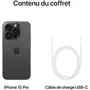 APPLE iPhone 15 Pro 128 Go - Titane Noir